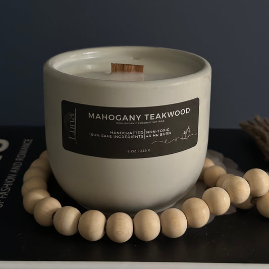 Mahogany Teakwood - Scented Candle